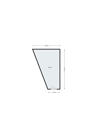 Floorplan - Oude Stationsweg 39, 4611 BZ Bergen op Zoom